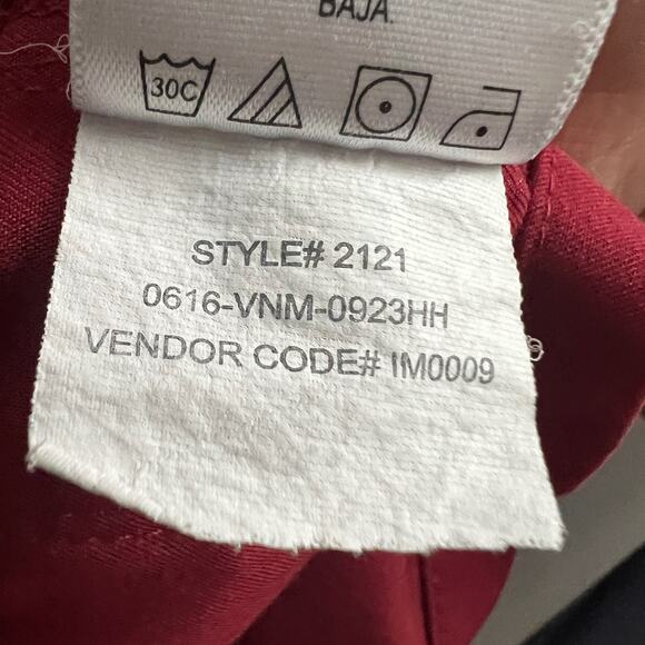 Barco SMALL Grey's Anatomy Signature Red Scrub Top Uniform Short Sleeve - Picture 11 of 11